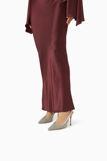 Itaca Pumps in Silk & Leather