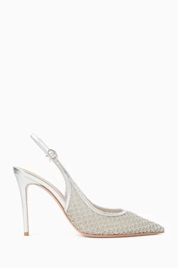 Itaca Pumps in Silk & Leather