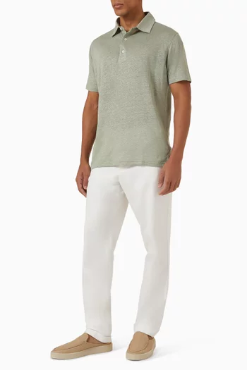 Polo Shirt in Linen