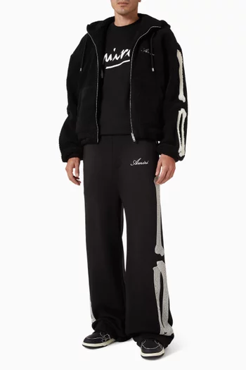 Script-print T-shirt in Cotton