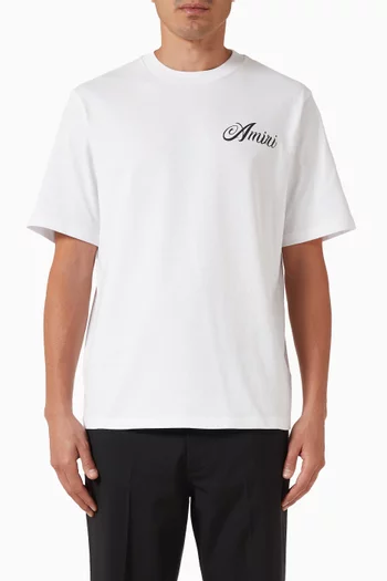 Mountain-print T-shirt in Cotton