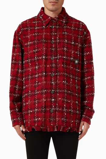 Flannel Overshirt in Tweed