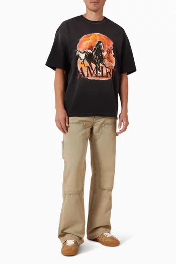 Plains Oversized T-shirt in Cotton