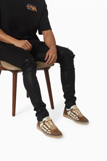 Animalier Pacific Bones Sneakers in Suede