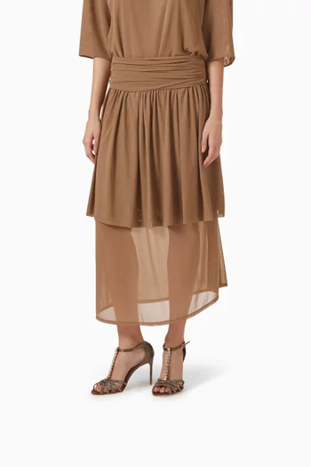 Erika 90 Sandals in Satin & Tonal Crystals