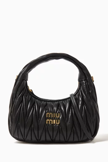 Wander Hobo Bag in Matelassé Nappa