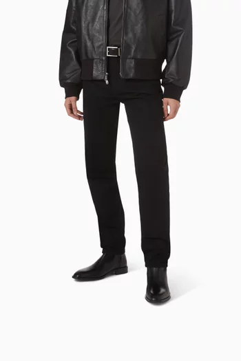 Slim Boots in Leather