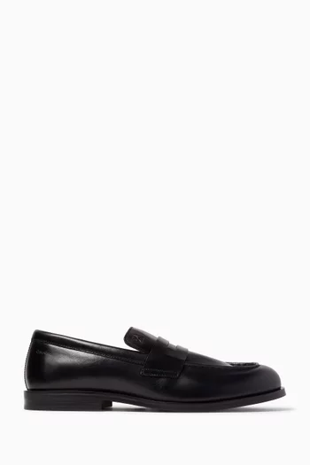 Airfit® Cushioned Penny Loafers in Leather