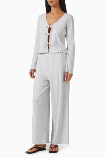 Sleep Lounge Tie Cardigan