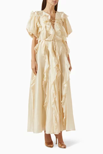 Voyager Maxi Dress in Tencel Blend