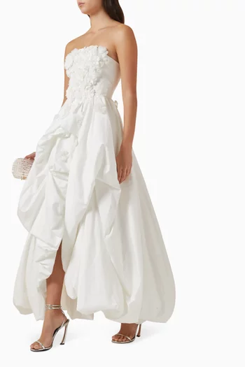 Carina Floral Gown in Cotton