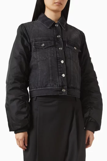 جاكيت مزيج دينم متين