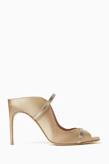 Noah 90 Mule Sandals in Satin