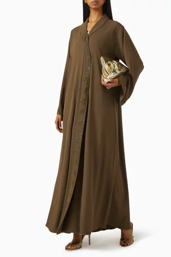 Bead-embellished Abaya
