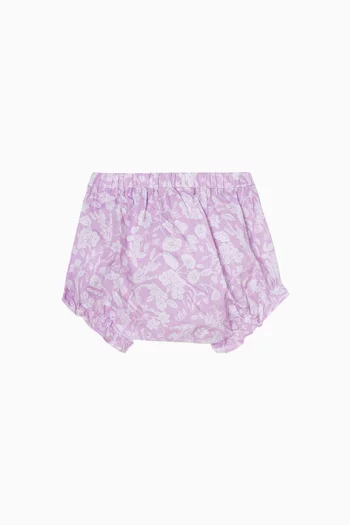 Zara Floral-print Bloomers in Cotton