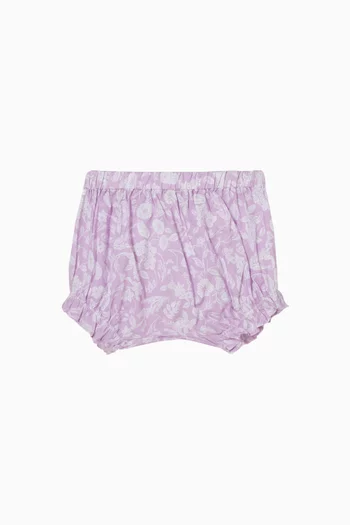 Zara Floral-print Bloomers in Cotton