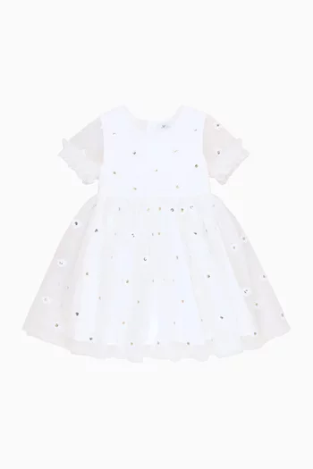 Festive Sequin-embellished Dress in Tulle