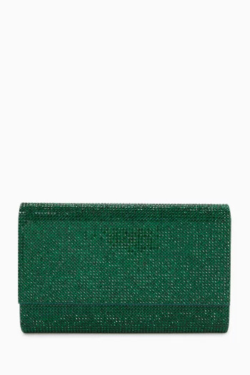 كلاتش فيزي مرصع بالكريستال ستان