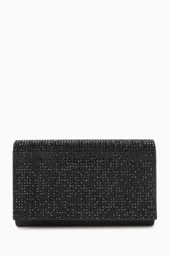 كلاتش فيزي مرصع بالكريستال ستان