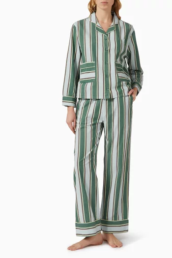 Striped Pyjama Set in Cotton