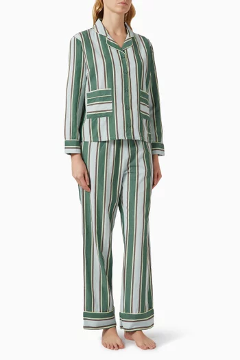 Striped Pyjama Set in Cotton