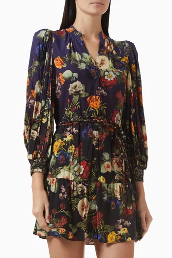 Antonette Mini Dress in Viscose