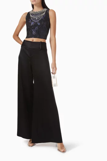 Cherra Embellished Crop Top