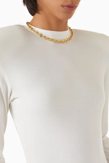 Nuova Necklace in 14kt Gold-plated Brass