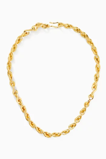 Nuova Necklace in 14kt Gold-plated Brass
