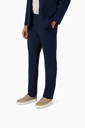 Stitch Toe Hybrid Loafers in Suede