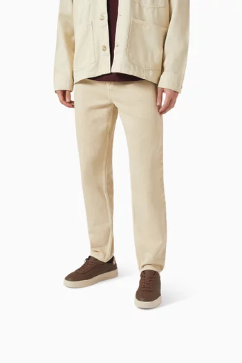 سنيكرز كورت بشعار الماركة جلد