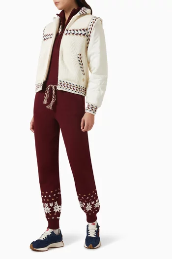 Le Ski Jojo Knit Sweatpants in Organic Cotton Blend