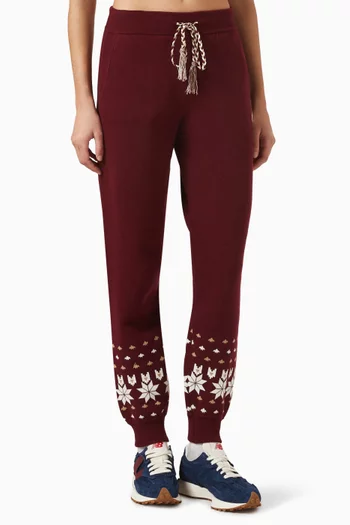 Le Ski Jojo Knit Sweatpants in Organic Cotton Blend