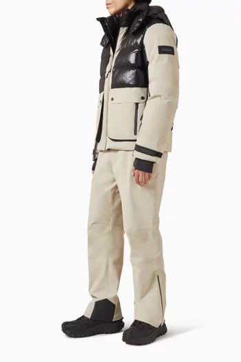 جاكيت تزلج كودي بغطاء رأس وتصميم مبطن بالزغب