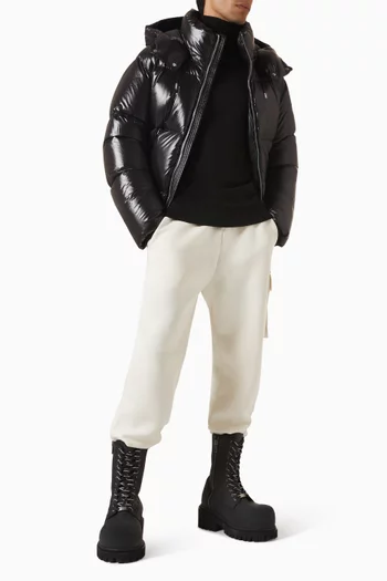 جاكيت كينت-زي بغطاء رأس مبطن بالزغب