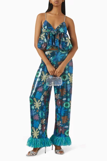 Luce Sequin-embellished Top