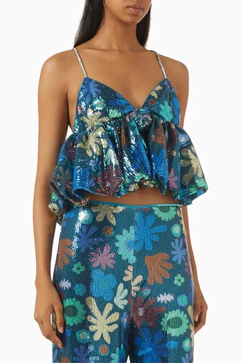 Luce Sequin-embellished Top