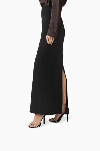 صندل مرصع بالكريستال بكعب 100 مم شمواه