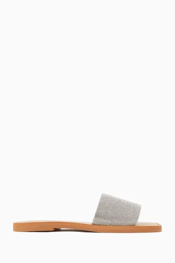 حذاء جولدن هيز بكعب مسطح جلد صناعي