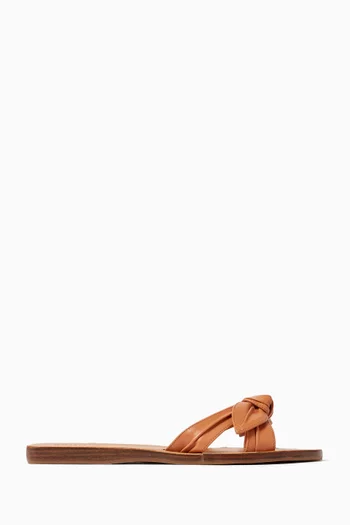 حذاء مفتوح نعومي جلد