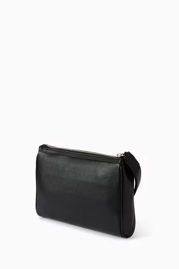 Code Clutch in Leather