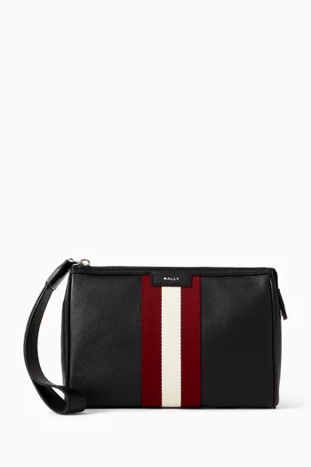 Code Clutch in Leather