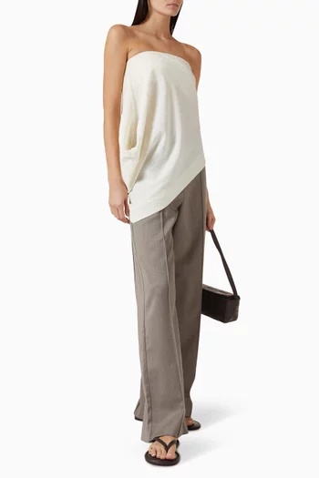 Cloud Asymmetric Drape Top