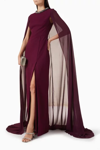 فستان اديلين بكاب كريب