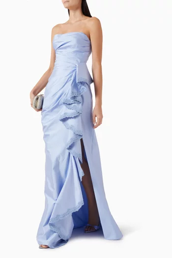 فستان سهرة الينا بدرابيه تفتا