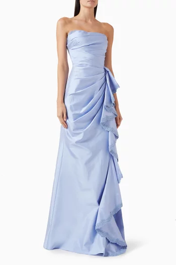 فستان سهرة الينا بدرابيه تفتا