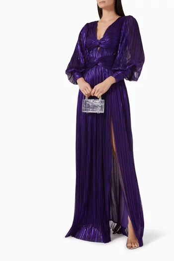 فستان لوانا بفتحة تول