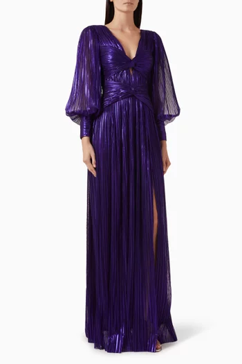 فستان لوانا بفتحة تول