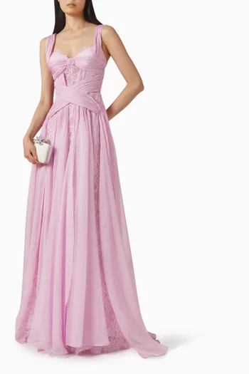 Zilya Ruched Gown