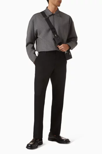 قميص بسحّاب صوف